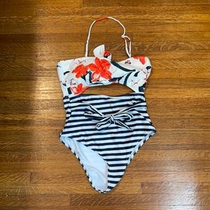 one piece bathing suit!